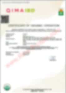 The National Organic Program (NOP) organic certificate is a label administered by the United States Department of Agriculture (USDA), signifying compliance with organic farming and production standards. For consumers, the NOP seal is a trusted indicator that products are produced without synthetic pesticides, fertilizers, genetically modified organisms, or irradiation. It assures them of the food\'s purity and adherence to rigorous organic practices, supporting their preference for natural and environmentally sustainable options. The NOP certification is vital for informed consumer choices, contributing to healthier lifestyles and ecological stewardship, ensuring the food they consume supports their values and wellbeing.