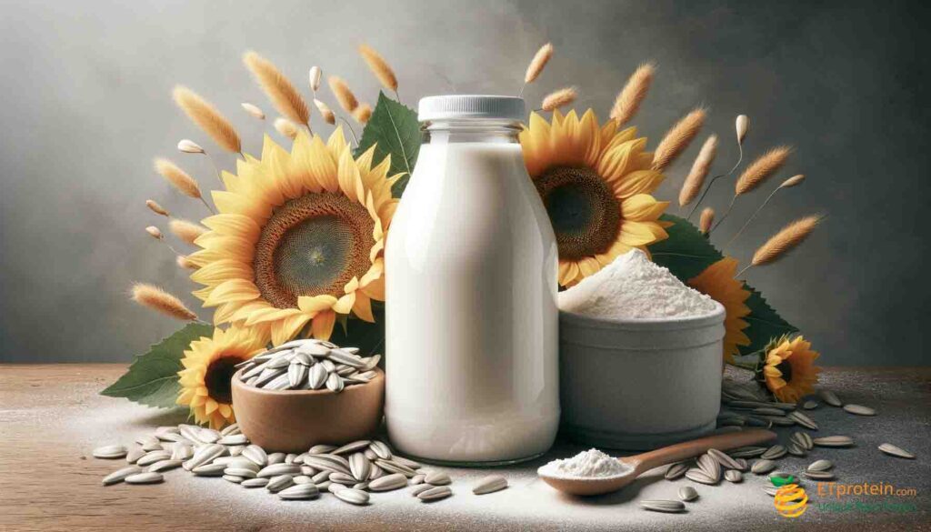 How is Sunflower Seed Protein Made?.Explore the sustainable production of sunflower seed protein and discover ETprotein's high-quality, plant-based, allergen-free protein source.
