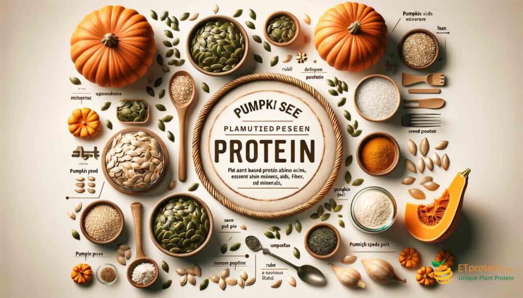 Bevat pompoentaart eiwitten? Ontdek het eiwitgehalte van pompoentaart en verbeter het met het voedingsrijke pompoenpiteiwit van ETproteïne Company voor gezondere desserts.