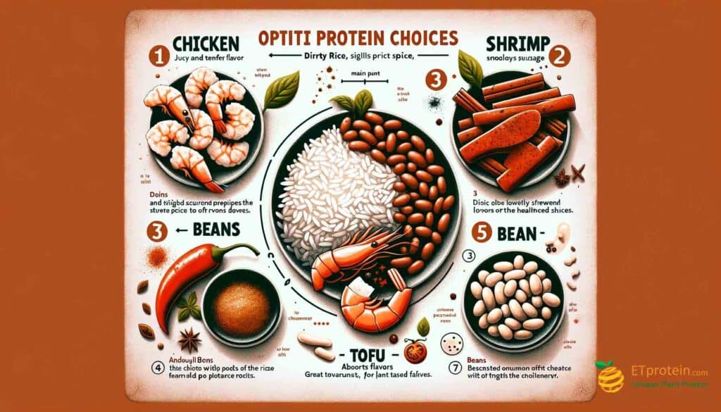 The Perfect Protein Pairing for Dirty Rice: A Culinary Exploration.Explore optimal protein pairings for dirty rice, including ETprotein's rice protein, for a flavorful, nutritious culinary journey.