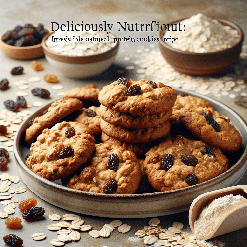 Deliciously Nutritious: Irresistible Oatmeal Raisin Protein Cookies Recipe