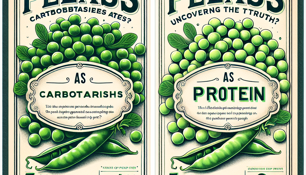 Are Peas Carbohydrates or Protein: Uncovering the Truth