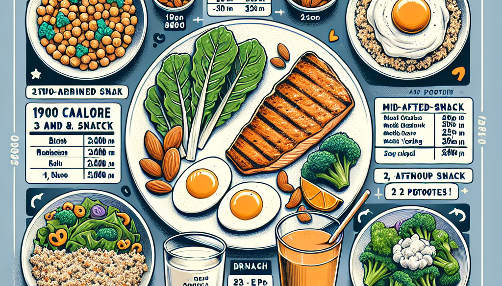 1900 calories meal plan high protein