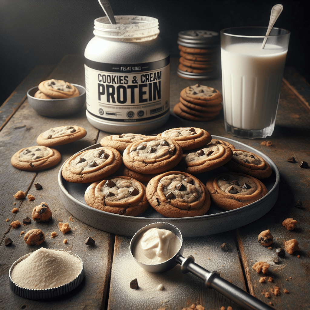 Indulge in Irresistible Cookies and Cream Protein Powder Cookies