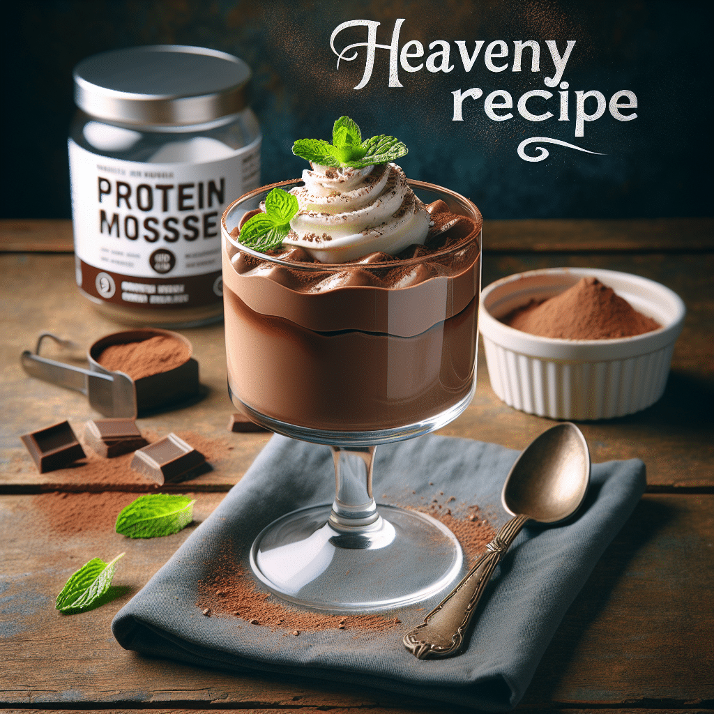 Indulge guilt-free with Protein Chocolate Mousse: Heavenly Recipe!