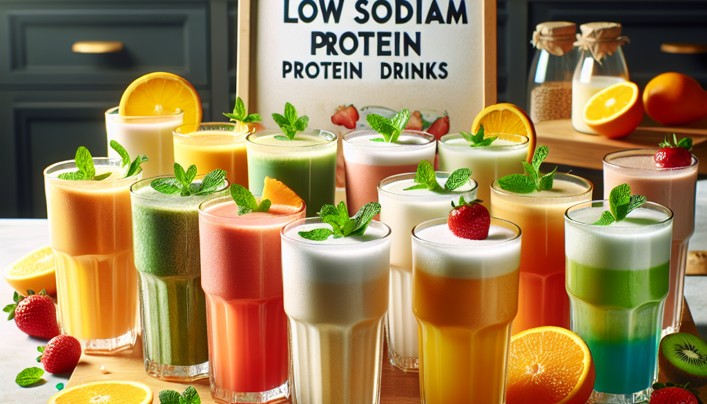 Tasty Low Sodium Protein Drinks