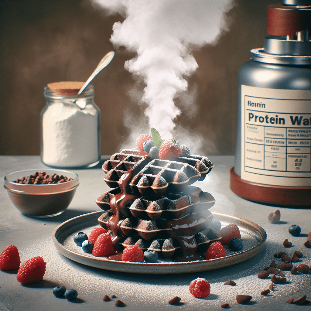 Indulge in Decadent Chocolate Protein Waffles: A Guilt-Free Delight!
