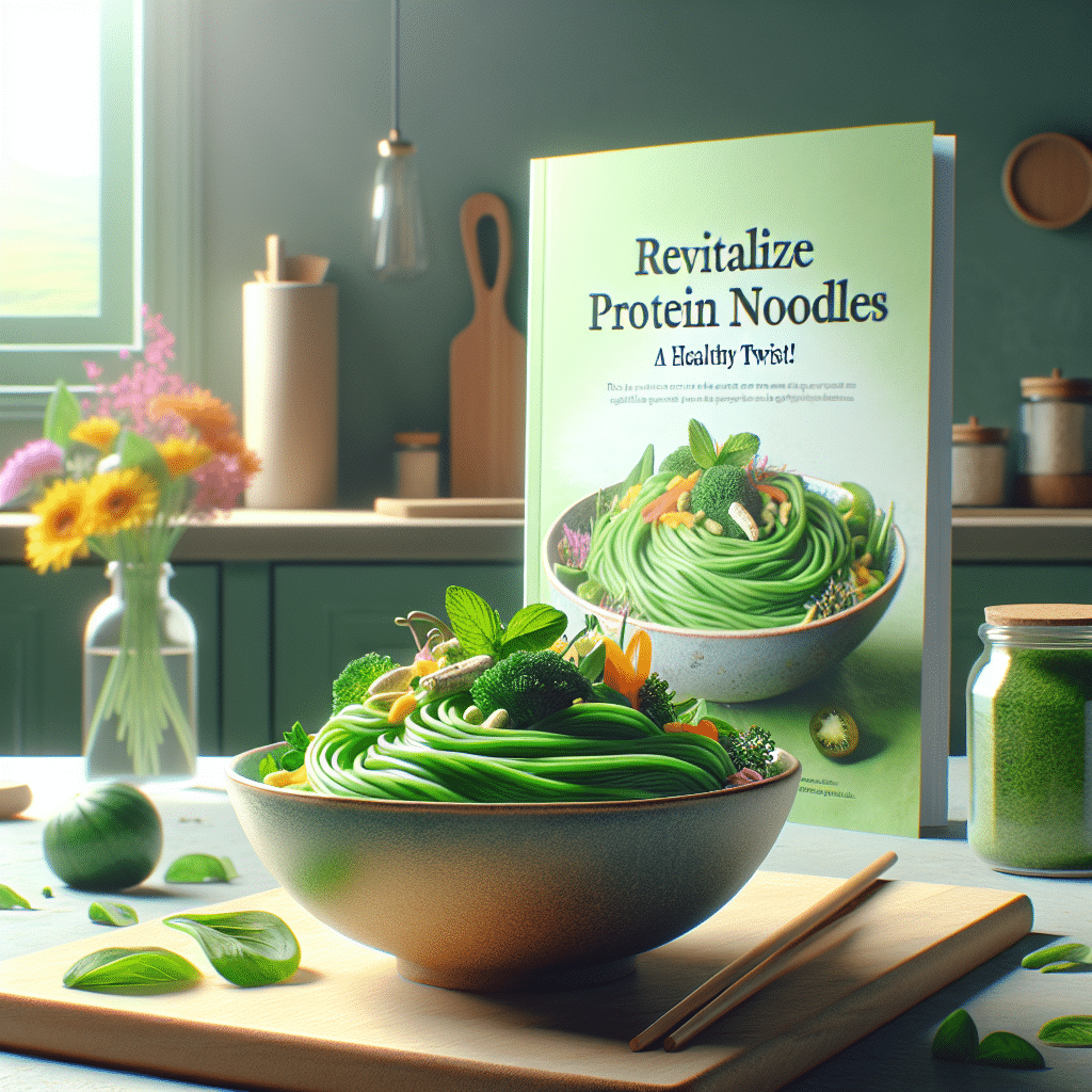 Revitalize Your Diet with Green Protein Noodles: A Healthy Twist!