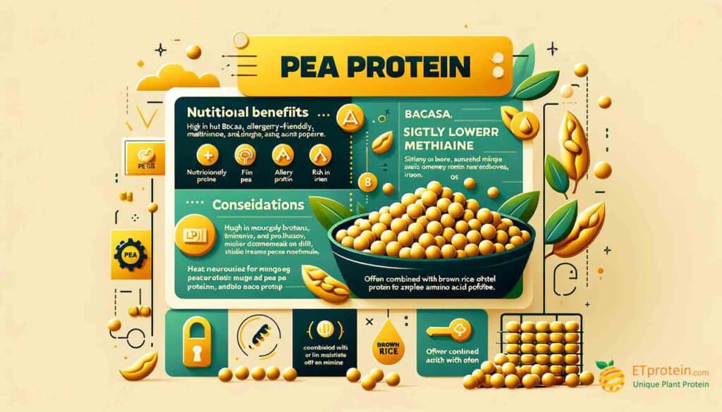 Pea Protein vs. Brown Rice Protein: A Comprehensive Guide.Explore the benefits of pea vs. brown rice protein for muscle growth, digestion, and allergies. Choose ETprotein's organic brown rice protein.