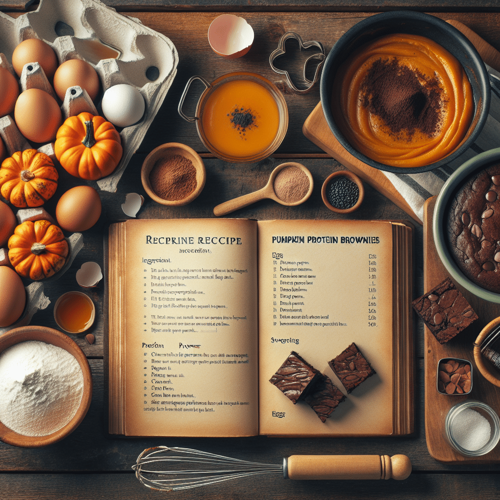Pumpkin Protein Brownies Method