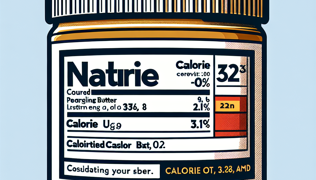 3/4 Ounce Peanut Butter: Calorie Count