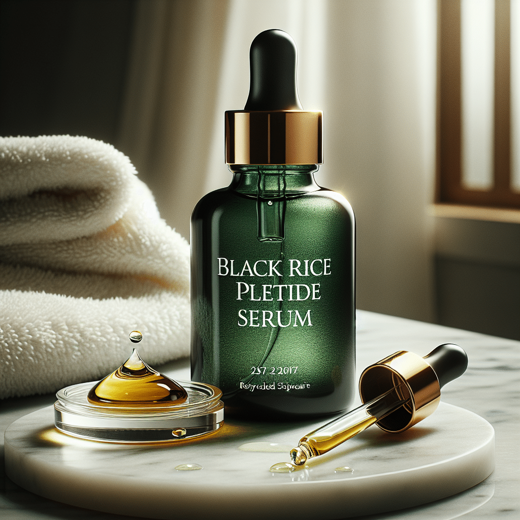 Black Rice Peptide Serum: Revitalizing Skin Care