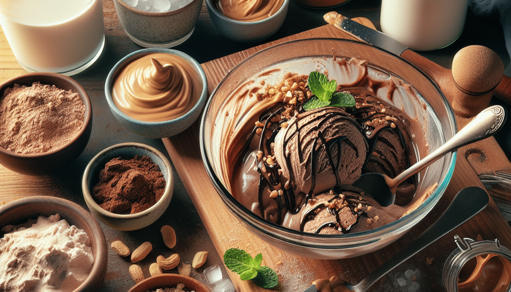 Protein Ice Cream: Chocolate Peanut Butter Recipe