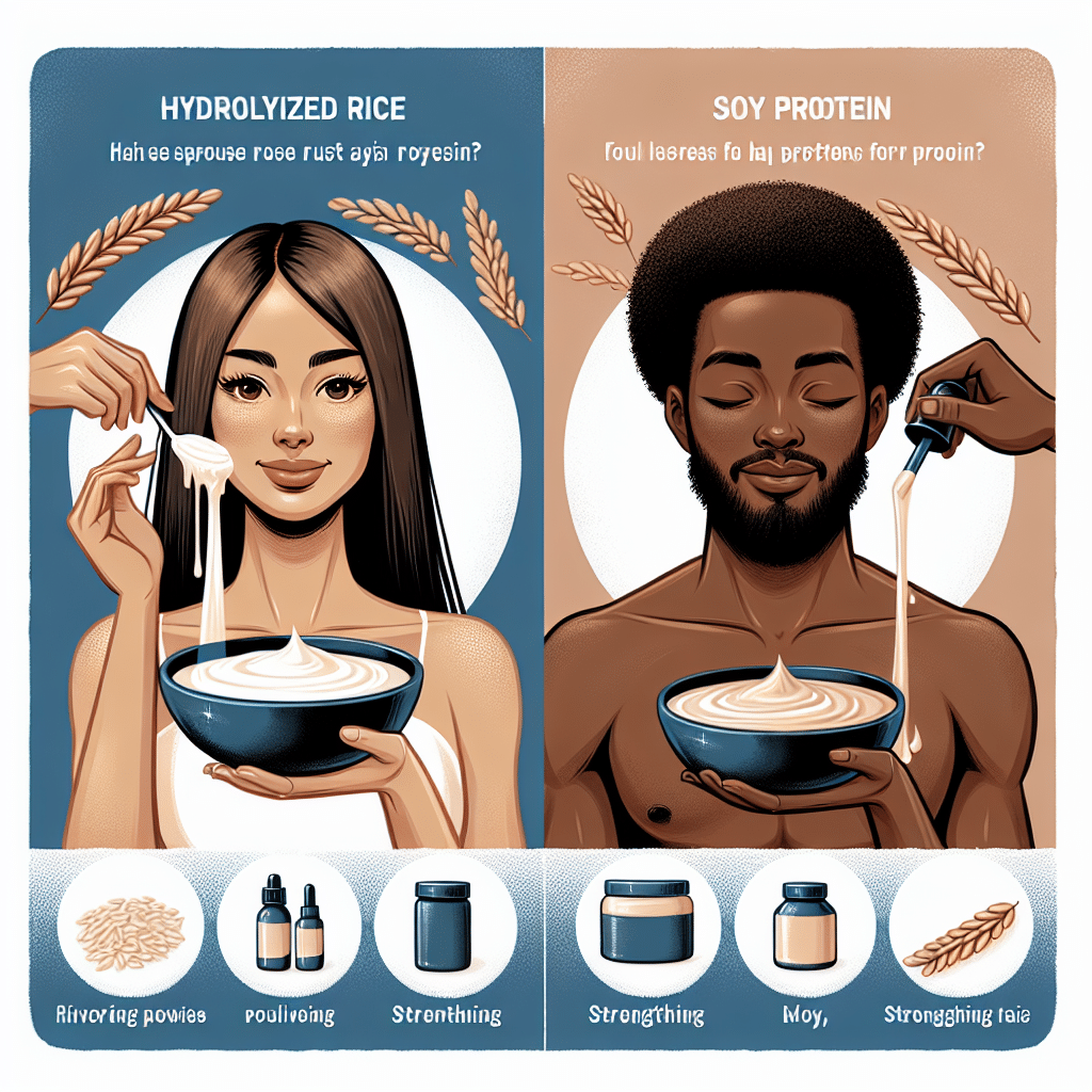 Hydrolyzed Rice vs Soy Protein: Hair Care Insights