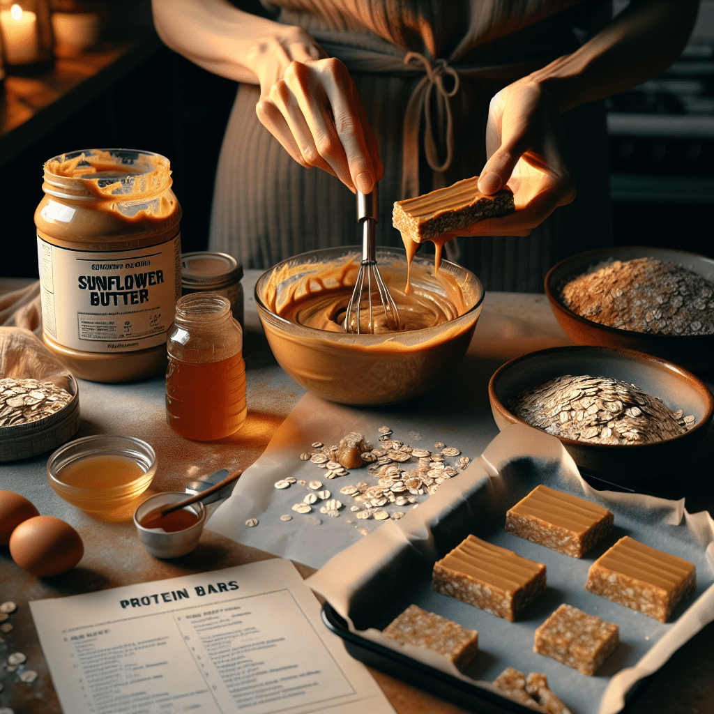 Making Protein Bars with Sunflower Butter