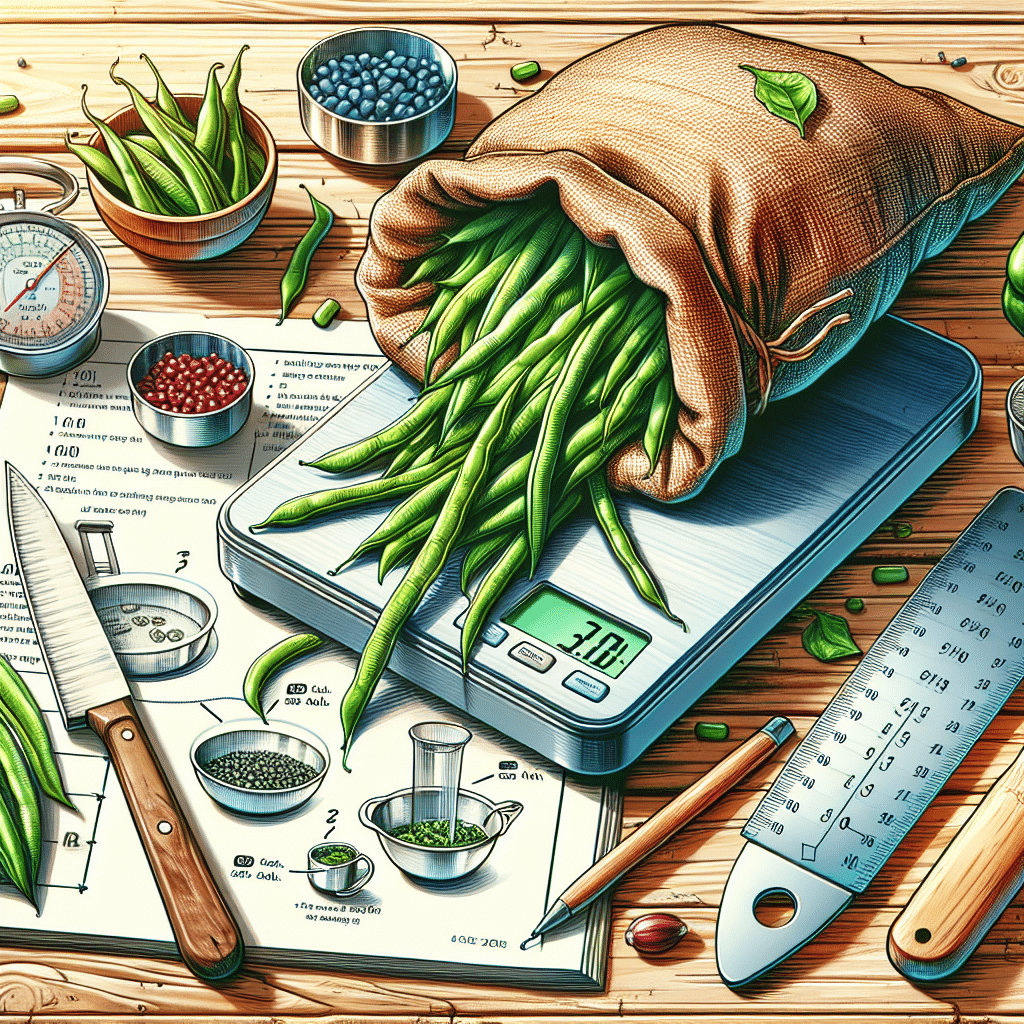 Weight Measurements in Cooking Green Beans