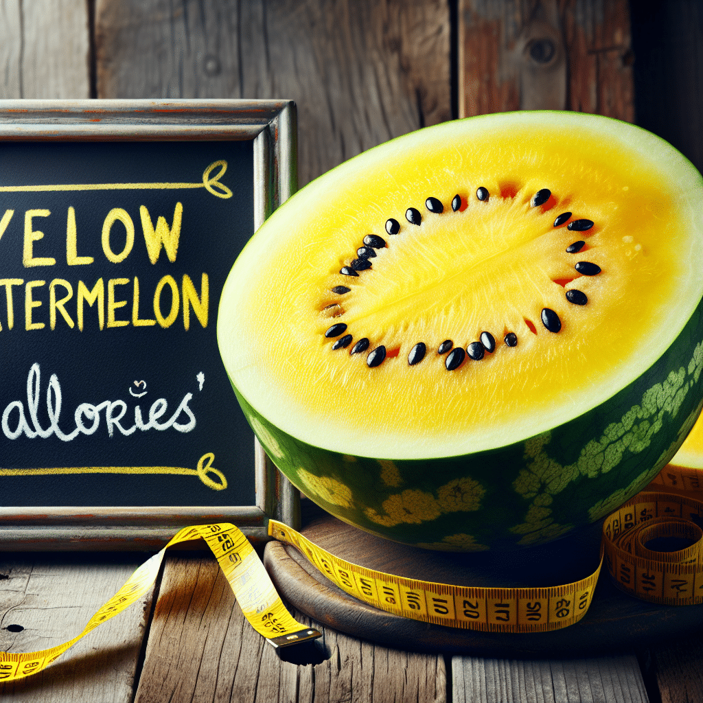 Yellow Watermelon Calories: A Colorful Twist on Sweetness