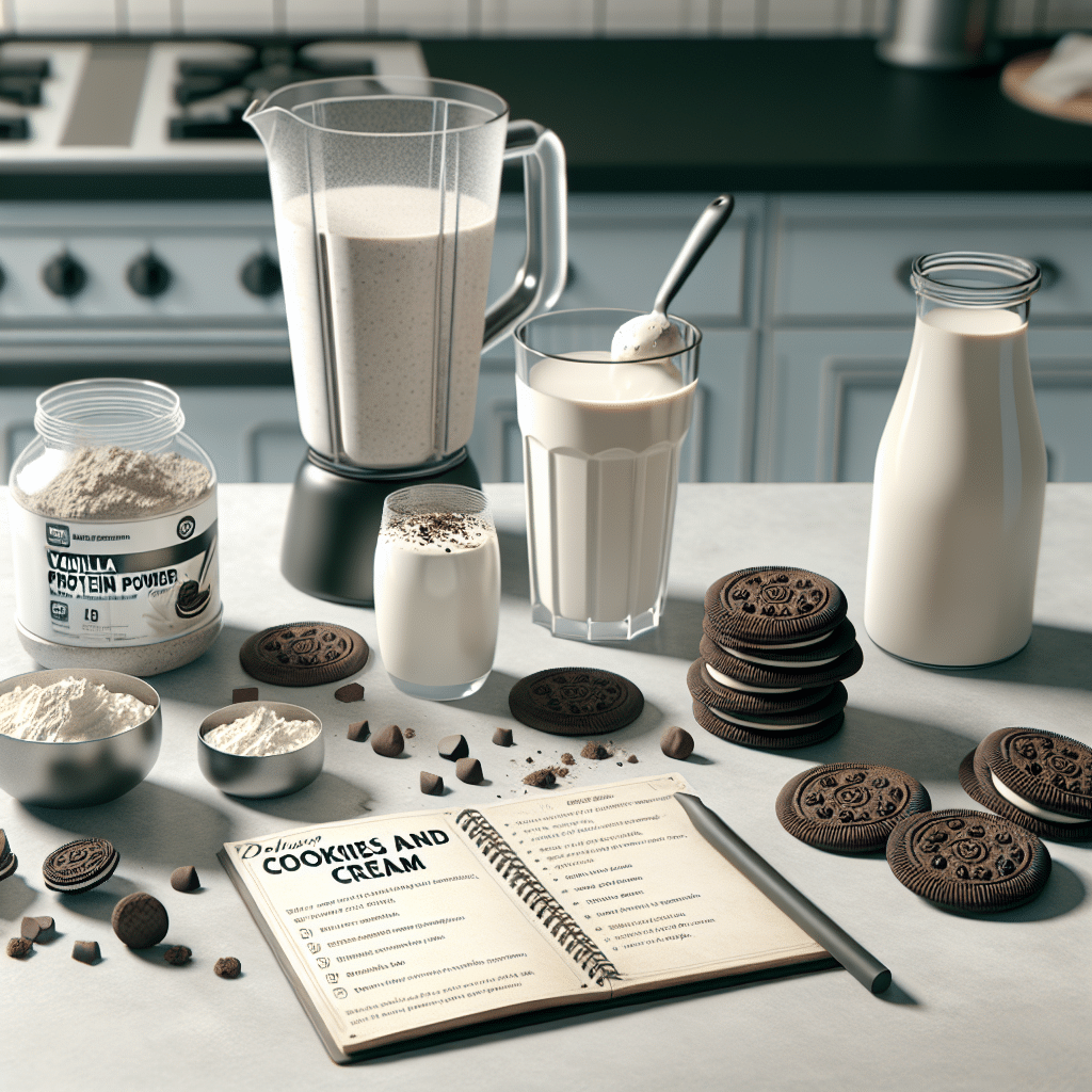 Cookies and Cream Protein Shake Recipe: Delicious Fitness Treats