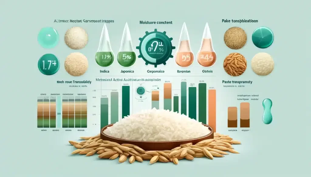 Moisture's Impact on Activated Rice Starch Properties.Exploring the impact of moisture content on mechanically activated rice starch properties across indica, japonica, and glutinous rice starch types.