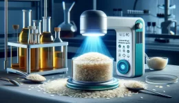 UV-C Regulation of Rice Aging and Contamination.Exploring UV-C's impact on rice aging, highlighting optimal conditions for preserving quality by inhibiting fatty acid oxidation and microbial growth.