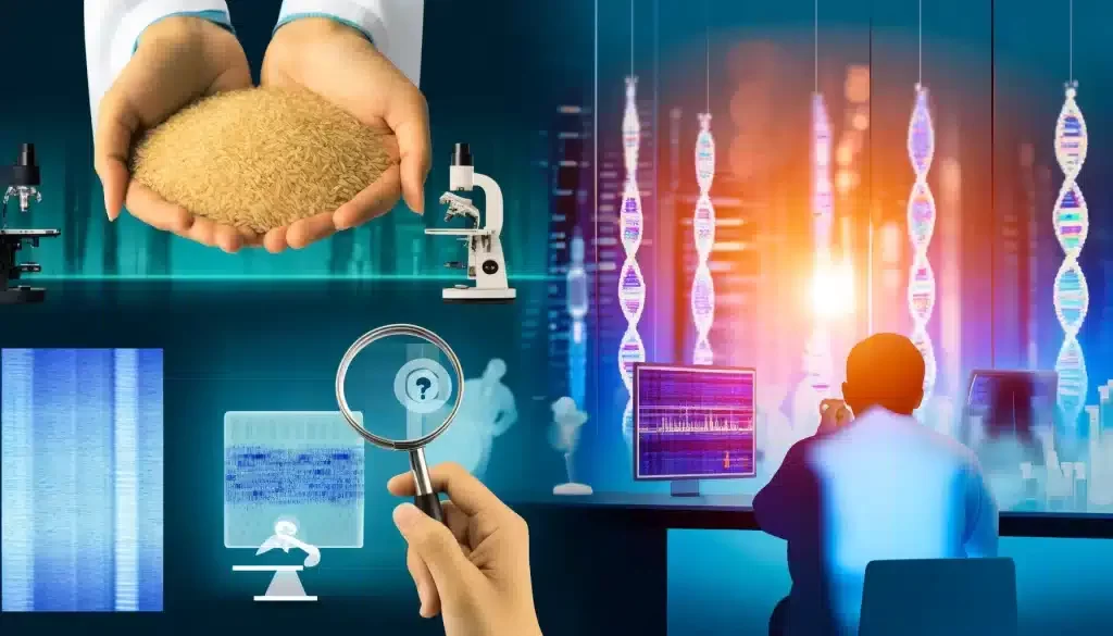 LNA-TaqMan PCR for GM Rice Detection.Exploring a novel method for detecting GM ingredients in rice using LNA-TaqMan probes, enhancing specificity and sensitivity in food safety.