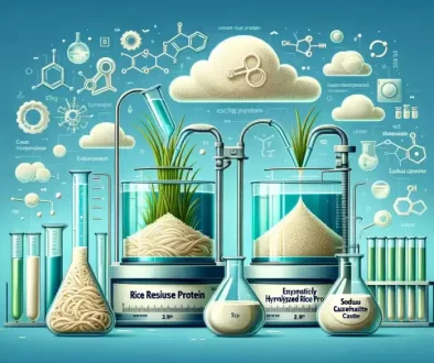 Emulsifying Traits of Hydrolyzed Rice Protein.Exploring rice residue protein's enhanced emulsifying properties through enzymatic hydrolysis, comparing it with sodium caseinate for sustainable industry applications.