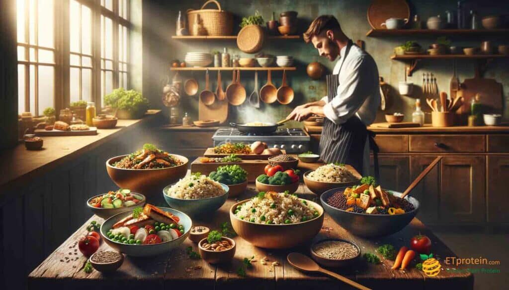 High-Protein Rice Dishes for Health and Flavor.Discover high-protein rice dishes to enrich your diet. Explore nutritious recipes and ETprotein's rice protein for a healthier lifestyle.