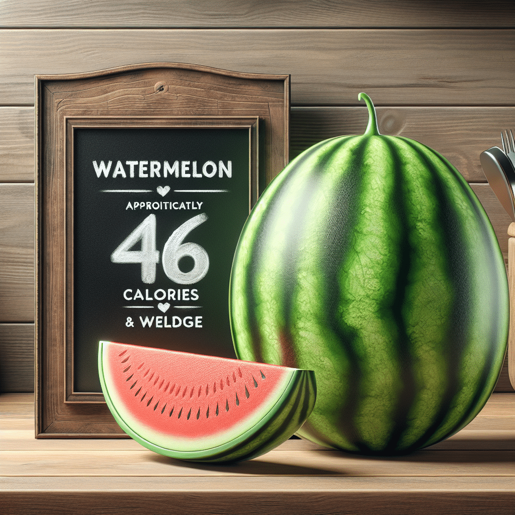 How Many Calories in Watermelon Wedge?