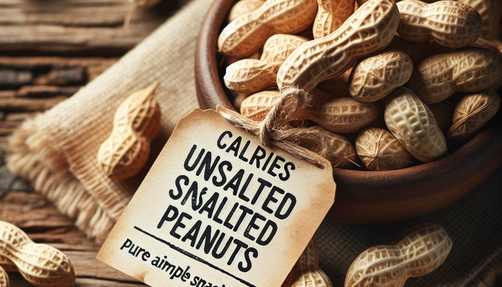 Calories Unsalted Peanuts: Pure and Simple Snacking