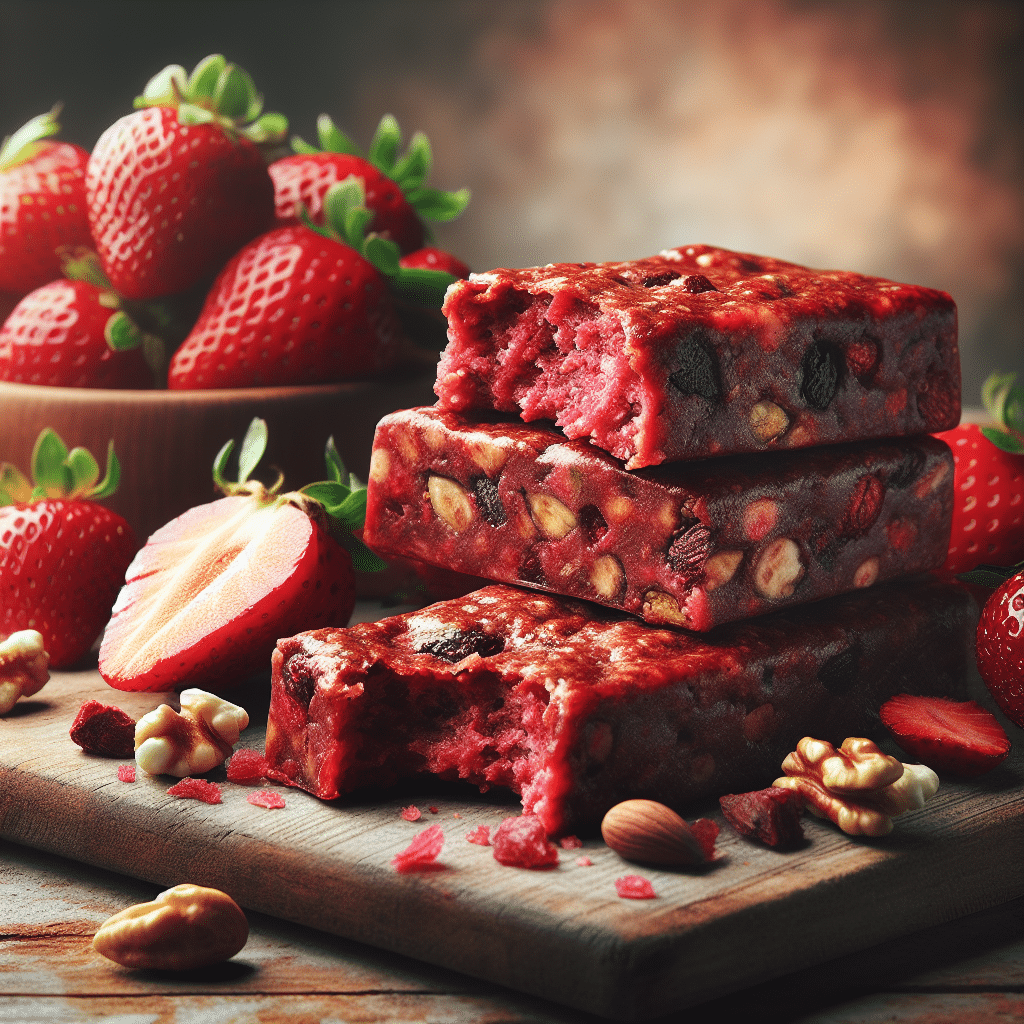Strawberry Protein Bars: Fruity, Nutritious Snack Options