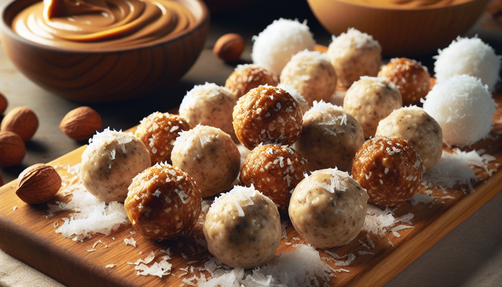 Protein Balls With Peanut Butter and Coconut: Coconutty Strength Snacks