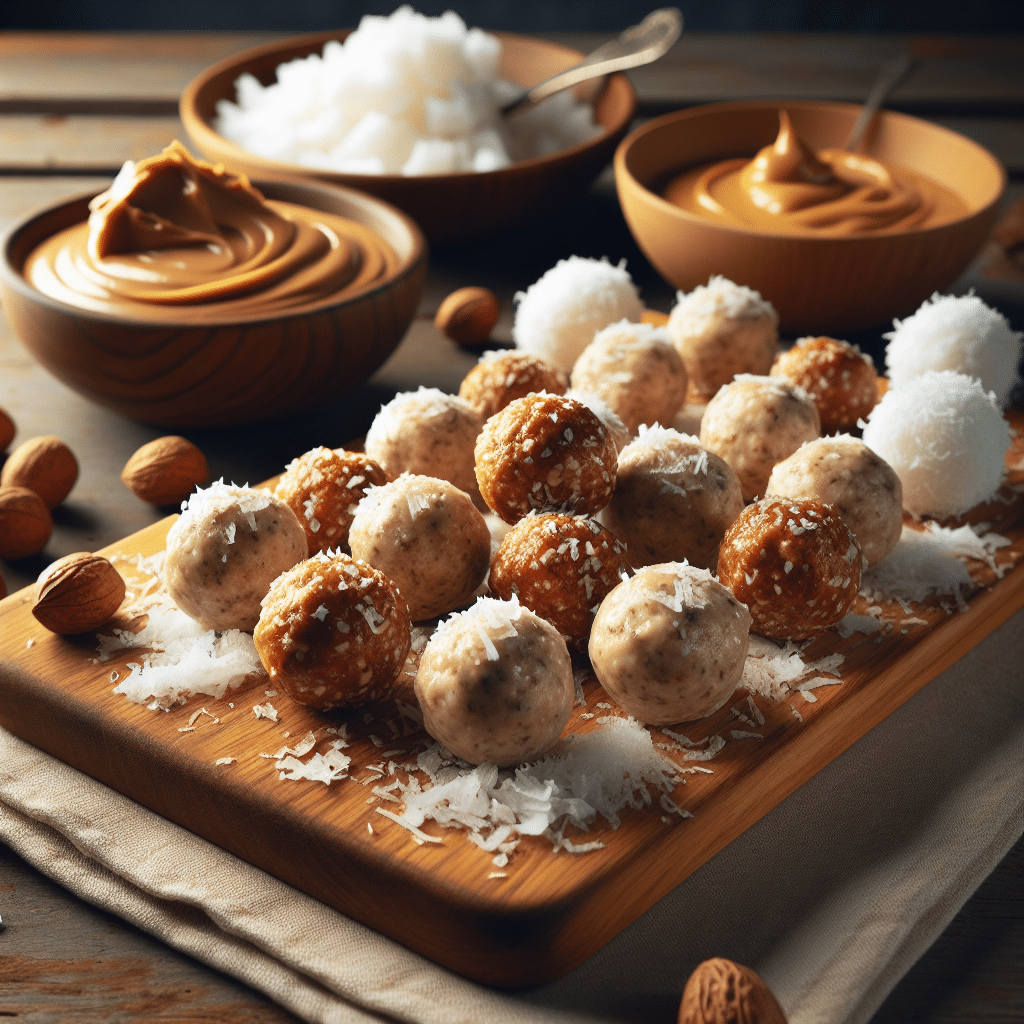 Protein Balls With Peanut Butter and Coconut: Coconutty Strength Snacks