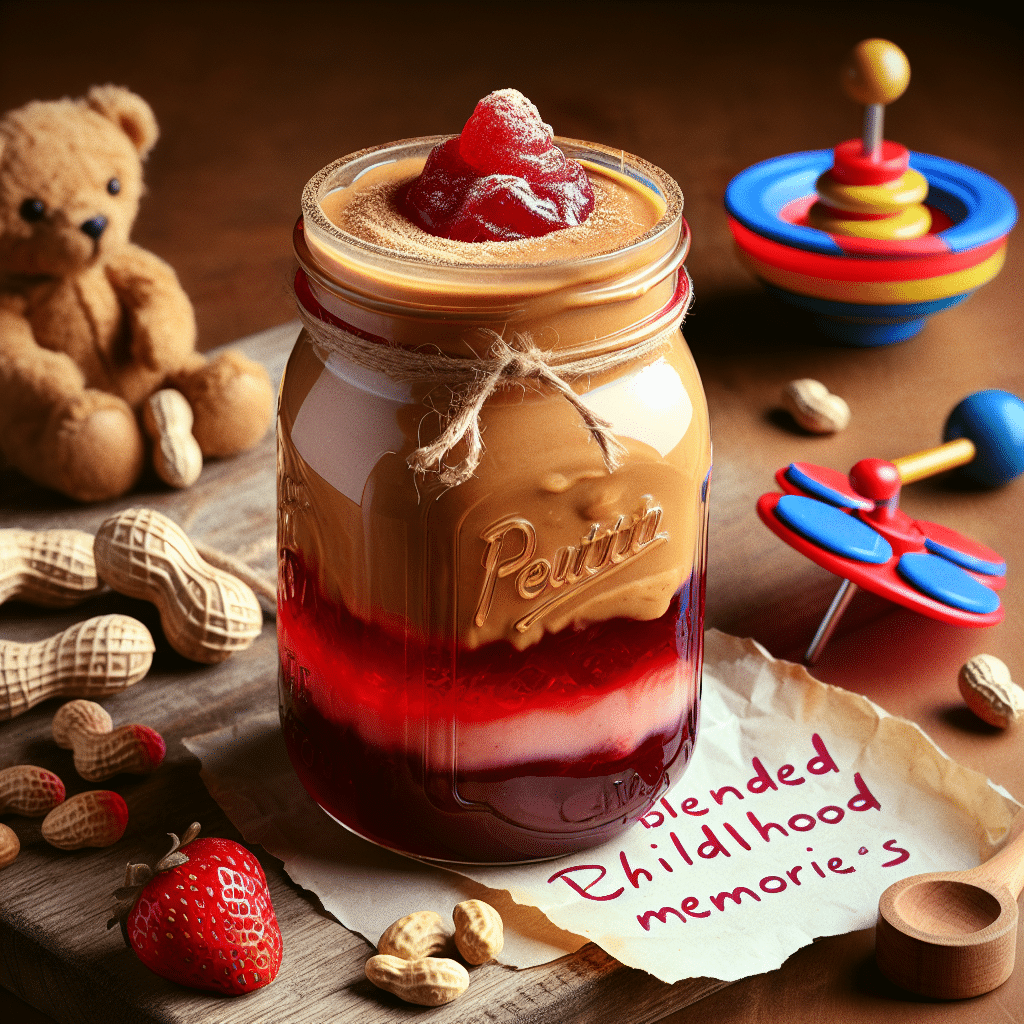 Peanut Butter and Jelly Protein Smoothie: Blended Childhood Memories