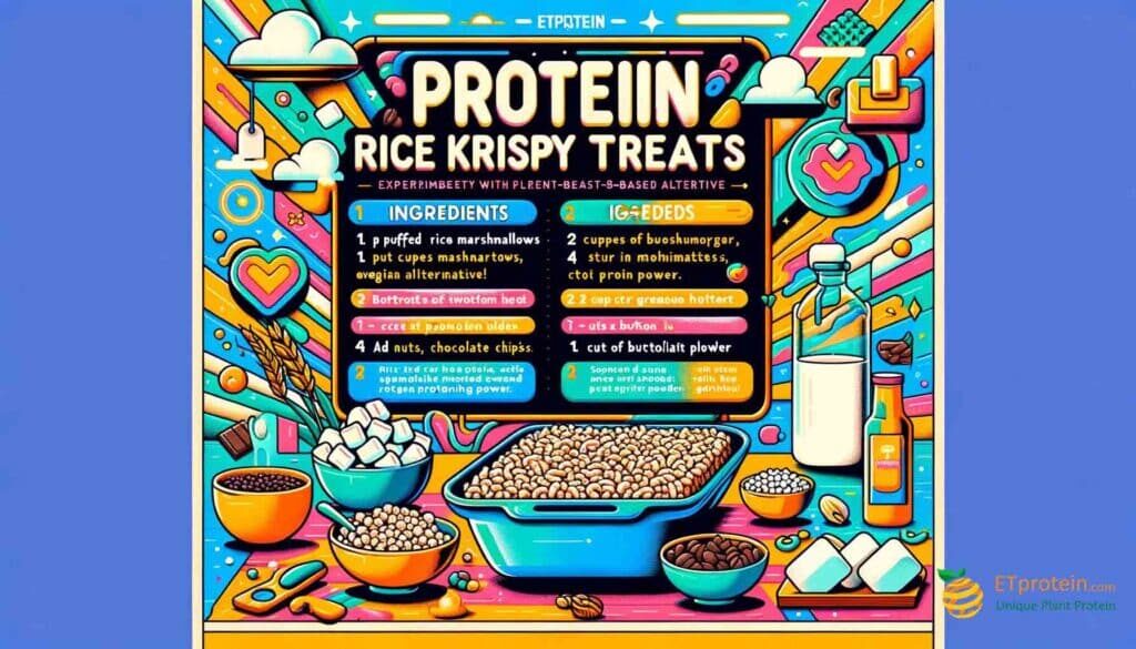 The Ultimate Guide to Protein-Packed Rice Krispy Treats.Discover how to make delicious, protein-packed rice Krispy treats with ETprotein