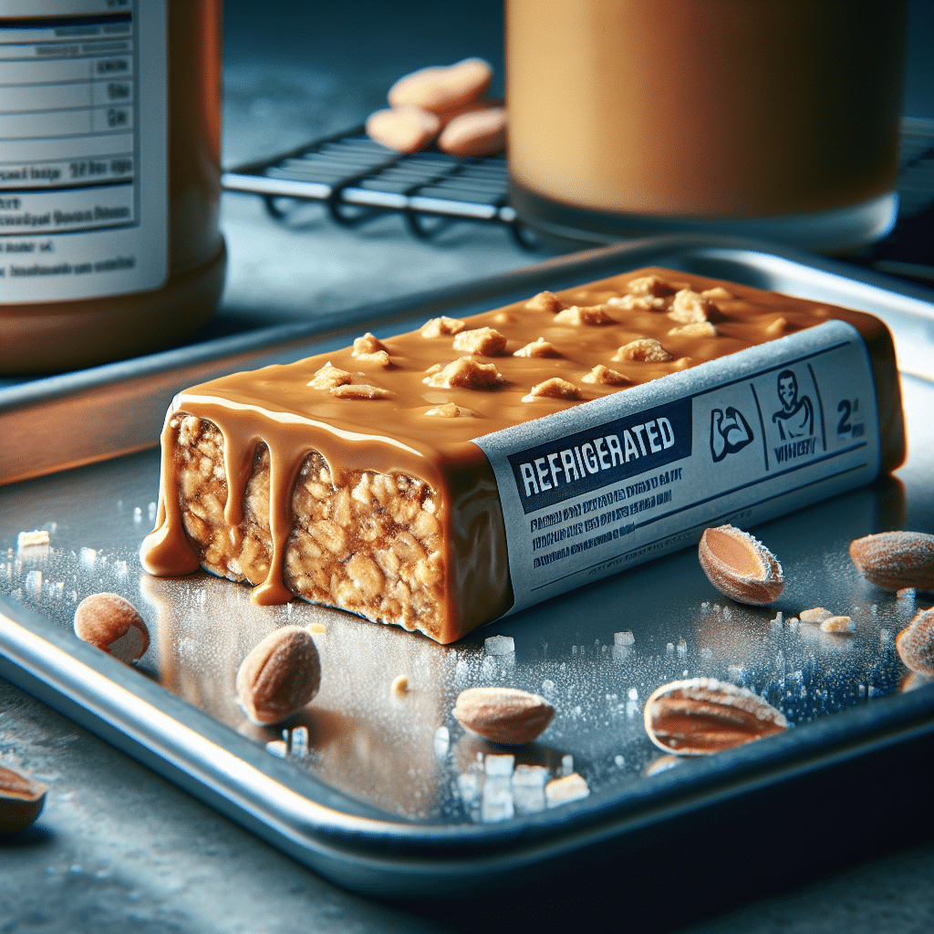 Peanut Butter Protein Bar: Refrigerated Muscle Treat