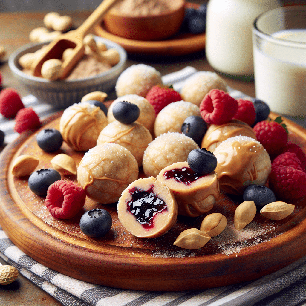 Peanut Butter and Jelly Protein Balls: Childhood Favorite, Muscle Builder