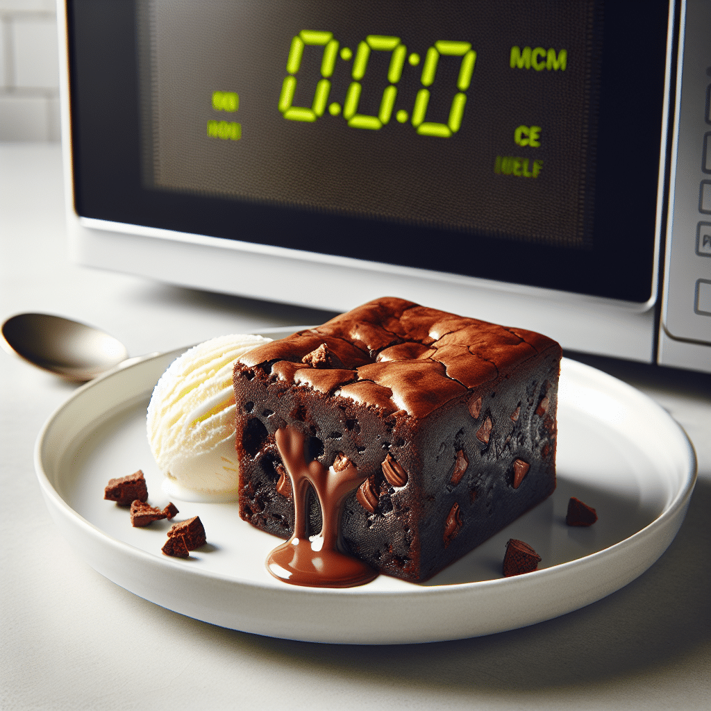 Microwave Protein Brownie: Quick Indulgent Treats