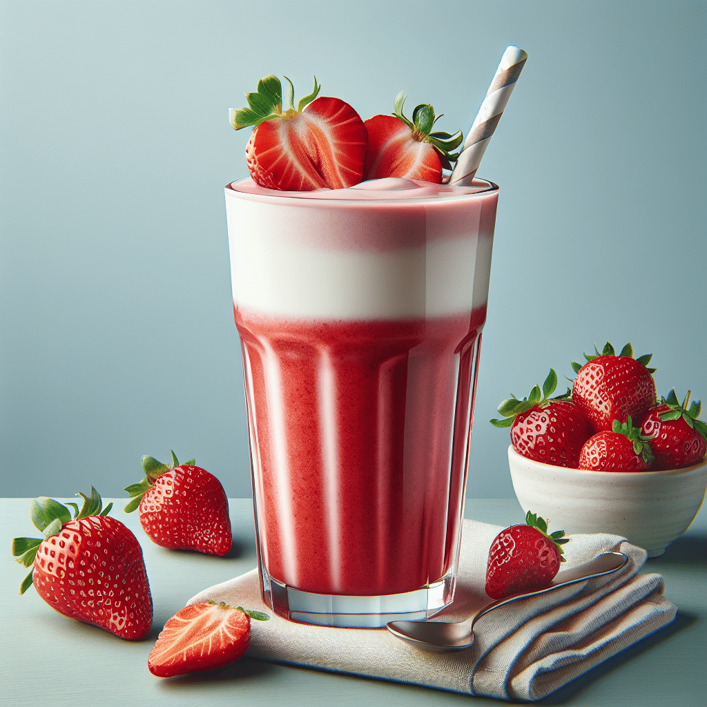 Strawberries and Cream Protein Shake: Sweet, Creamy, Nutritious