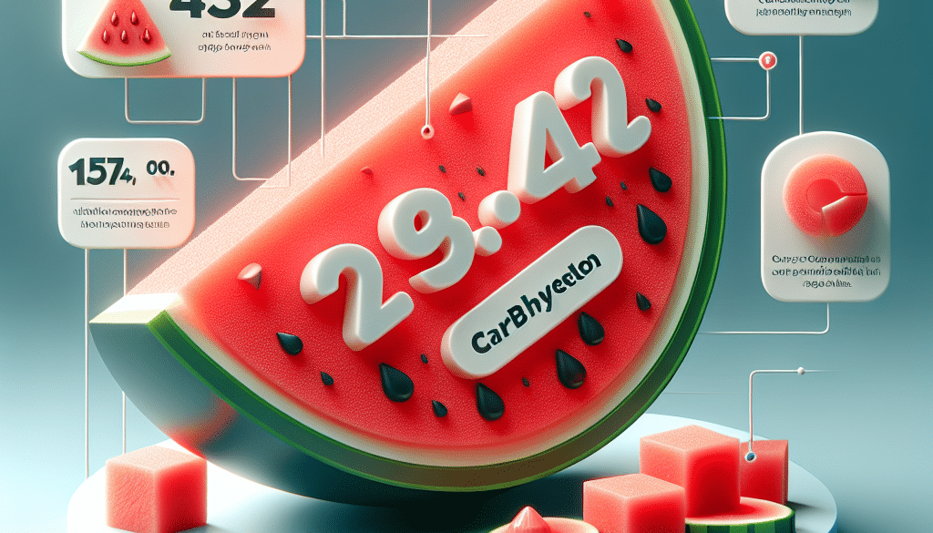 Carbs in 1 Cup Watermelon: Sweet Carb Count