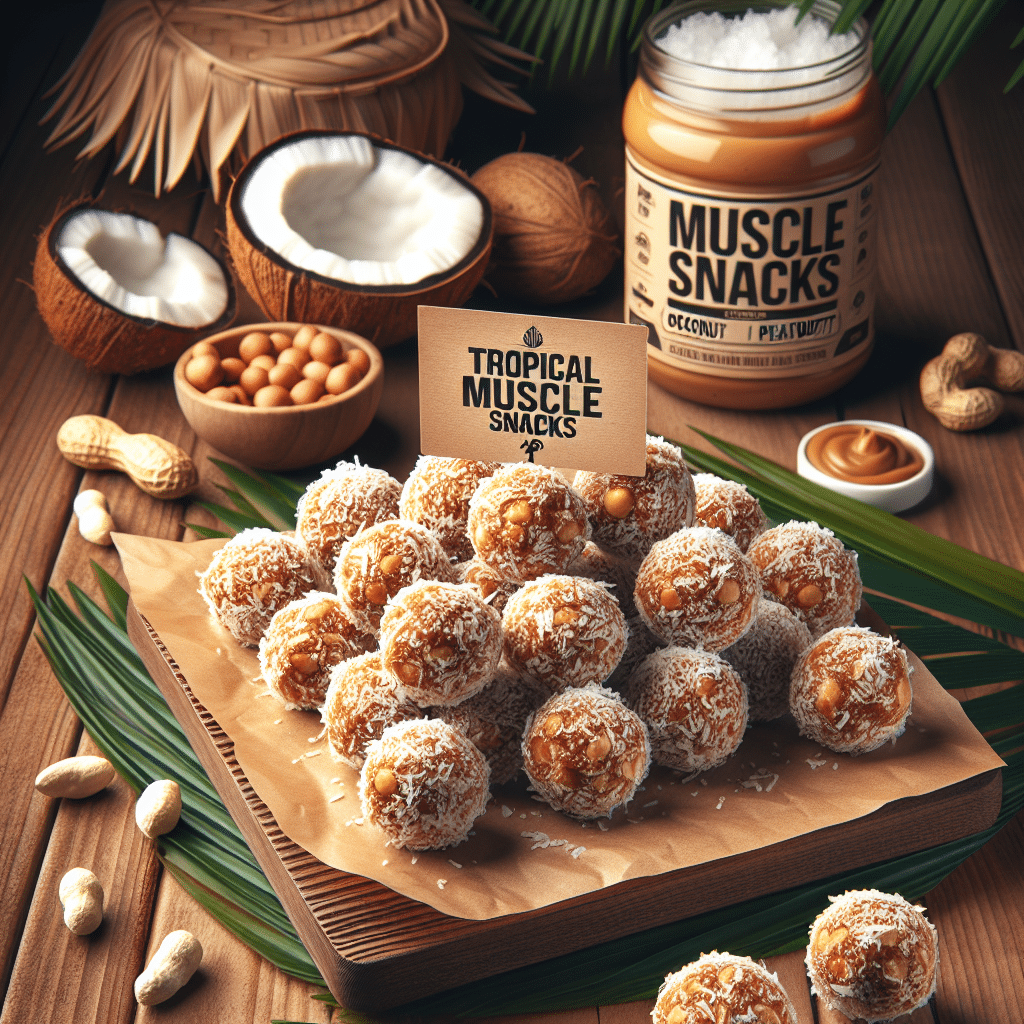 Protein Balls Coconut Peanut Butter: Tropical Muscle Snacks