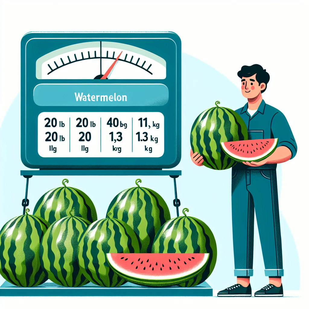 Average Weight of Watermelon: What to Expect