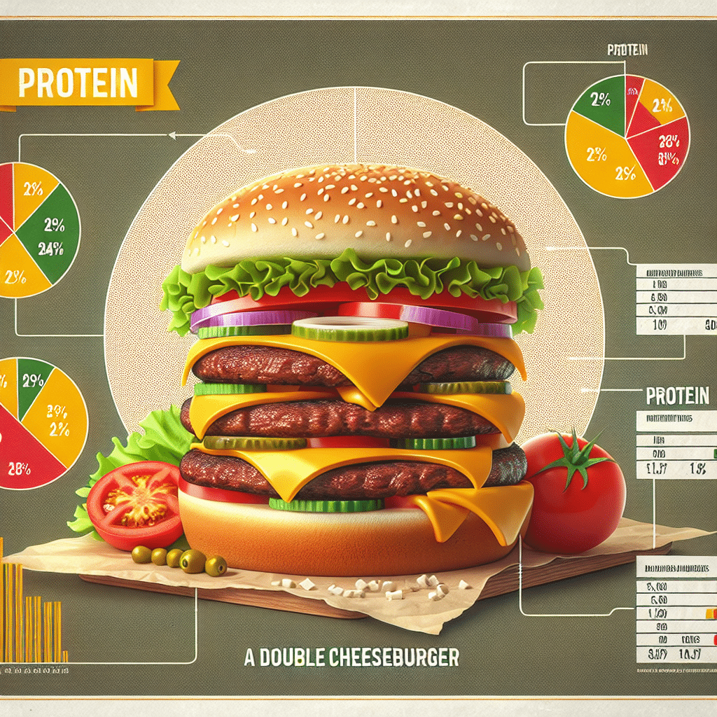 How Much Protein in a Double Cheeseburger: Fast Food Nutritional Facts