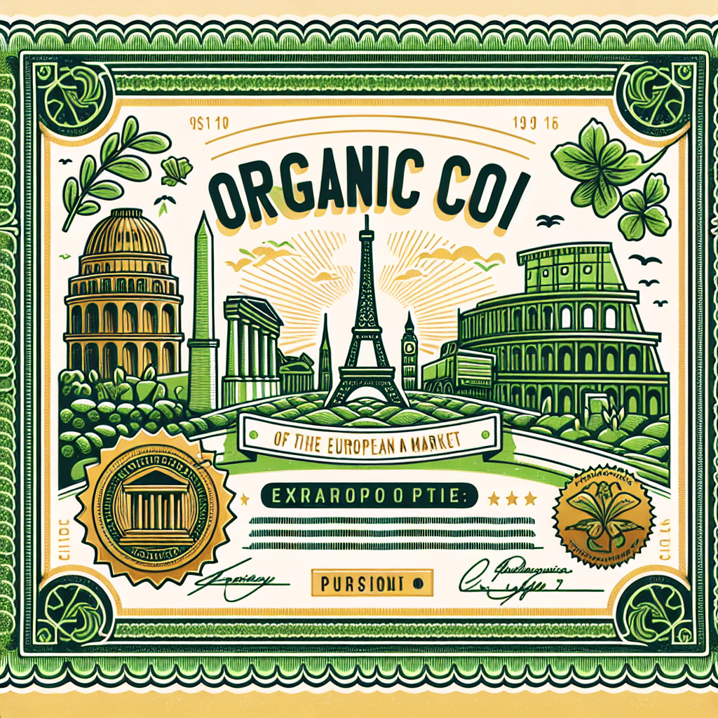 Organic COI Certificate: Your Key to European Market Access