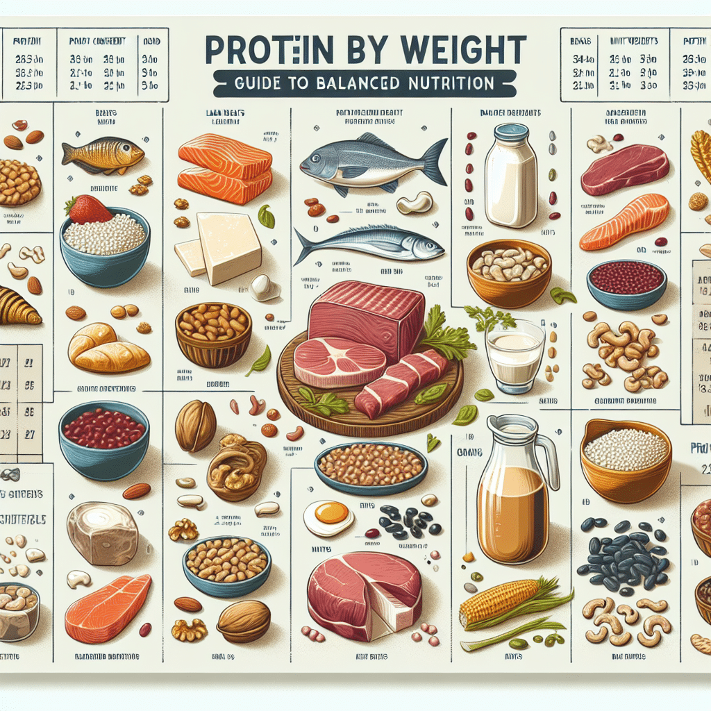 Tabla de Proteínas por Peso: Guide for Balanced Nutrition