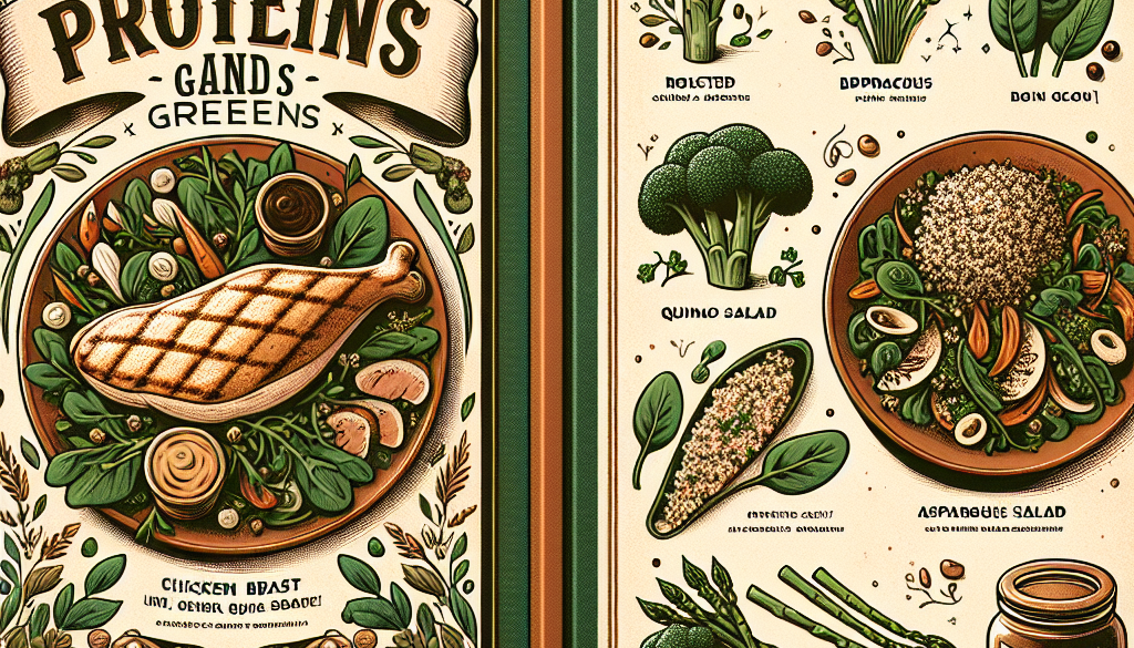 Proteins and Greens Menu: Healthy and Wholesome Dining