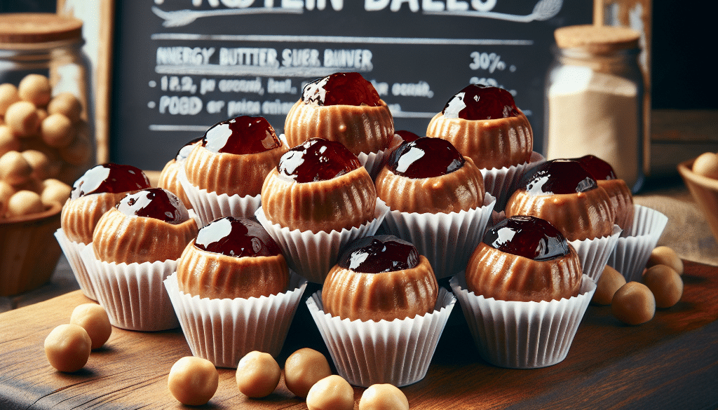 Peanut Butter and Jelly Protein Balls: Childhood Favorite, Muscle Builder