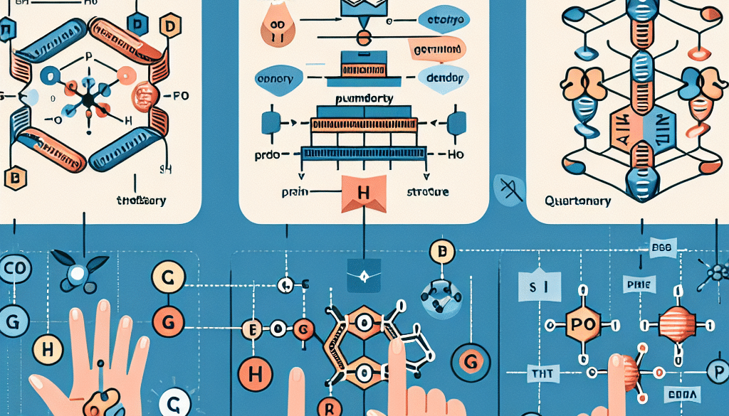 Match Each Definition to the Level of Protein Structure