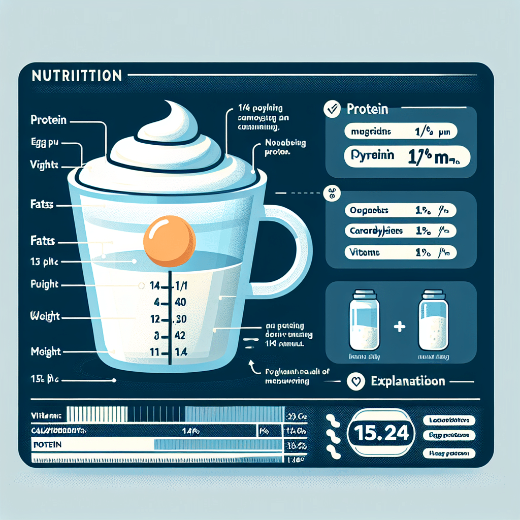 1/4 Cup Egg White Protein: Nutritional Breakdown and Benefits