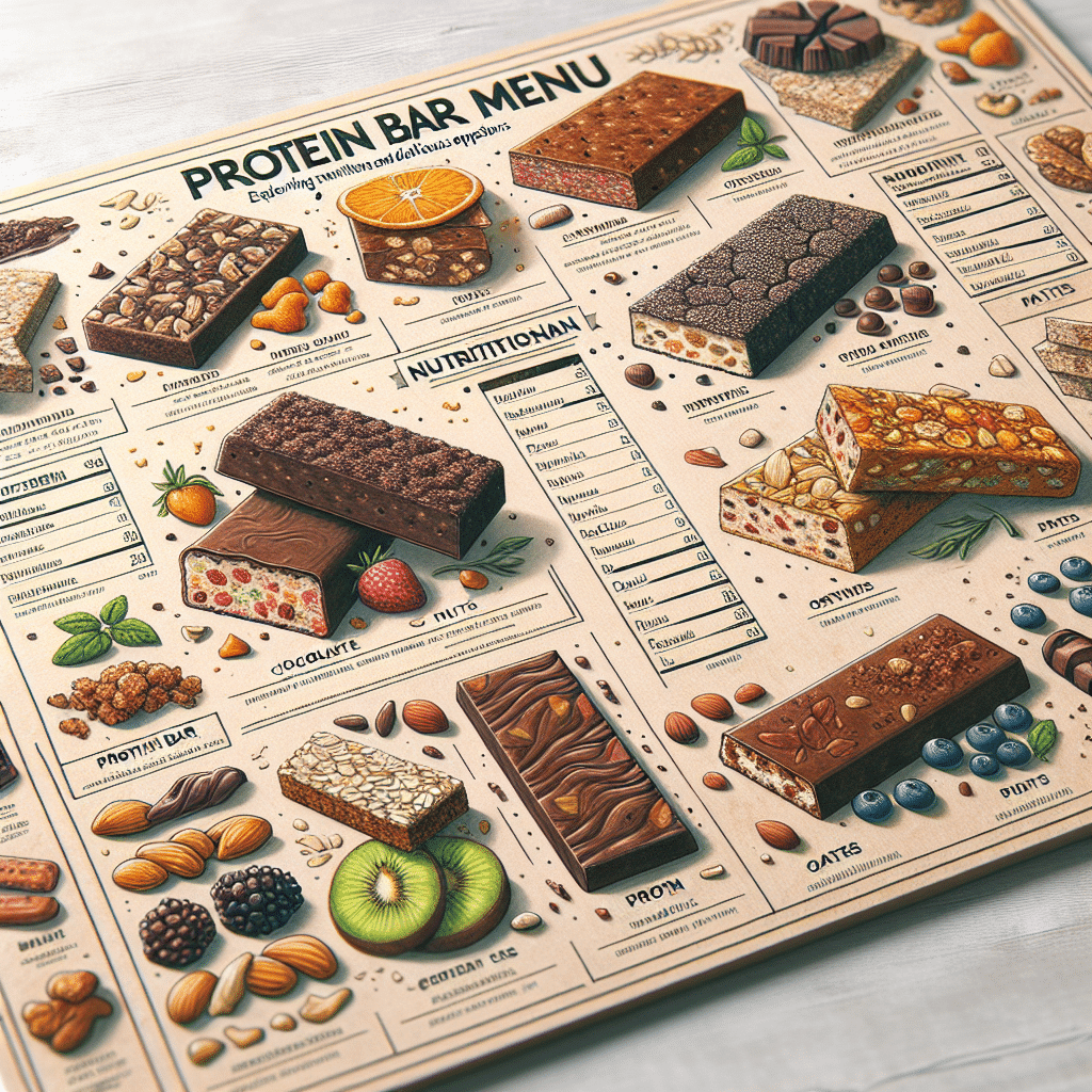 Protein Bar Menu: Exploring Nutritious and Delicious Options