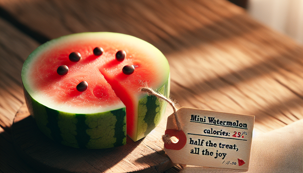1/2 Mini Watermelon Calories: Half the Treat, All the Joy